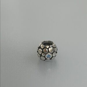 Pandora Elegant Silver and Blue Mosaic charm